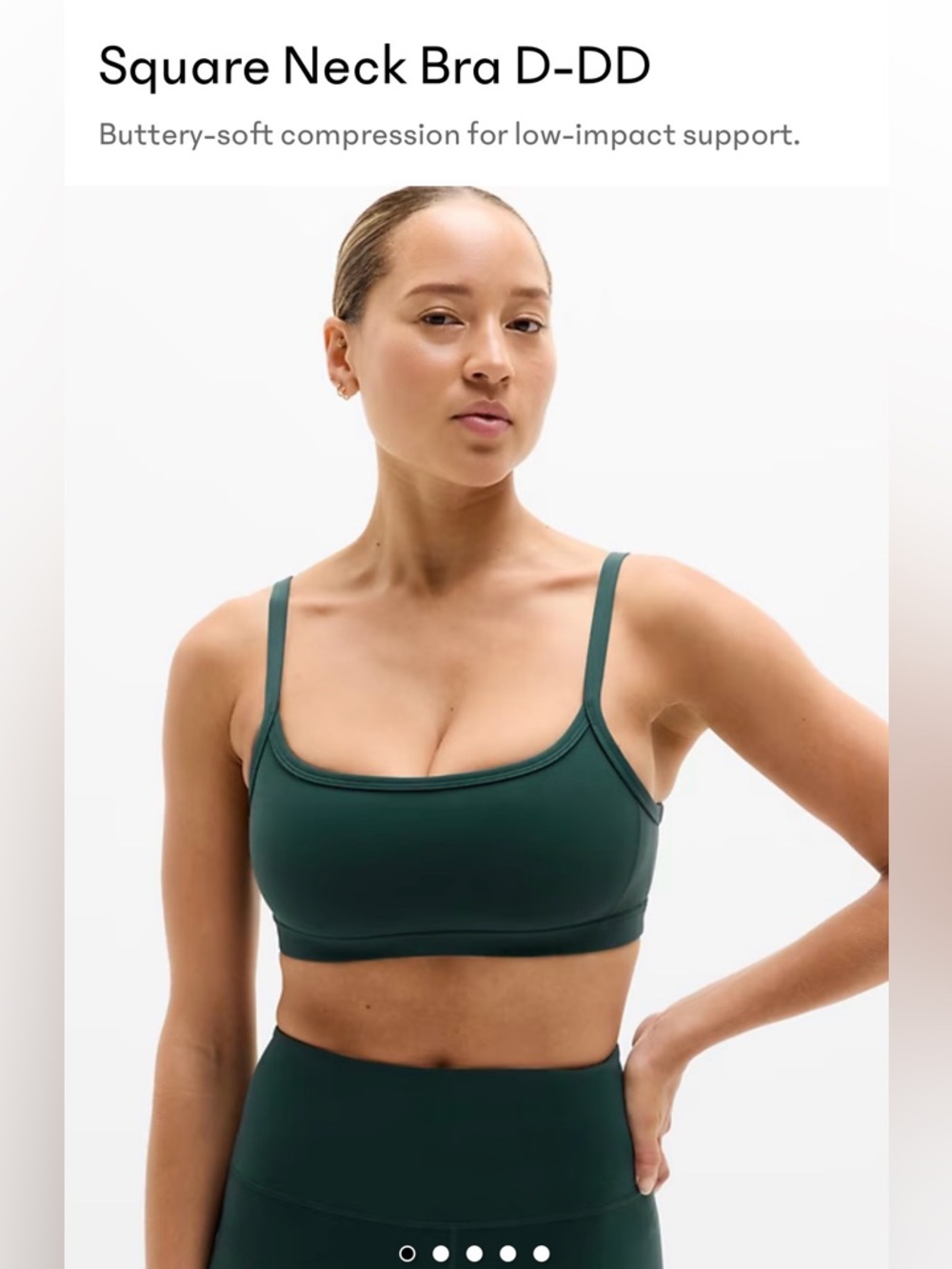 Athleta Square Neck Sports Bra - XS